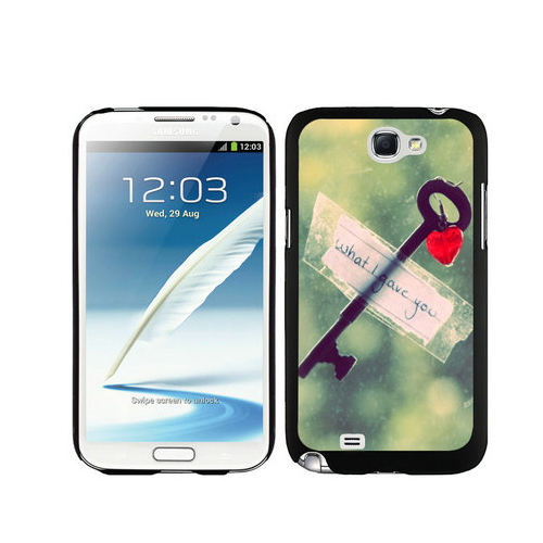Valentine Key Samsung Galaxy Note 2 Cases DNY